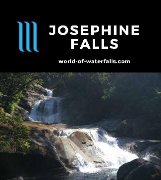 Josephine Falls is a popular multi-tiered cascade and swim hole near the base of Mt Bartle Frere in Wooroonooran National Park in North Queensland, Australia.