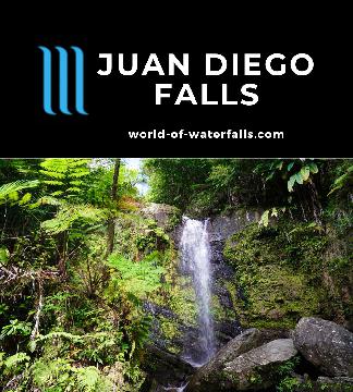 Juan Diego Falls (Cataratas Juan Diego) consists of an attractive lower waterfall as well as a semi-hidden, taller upper waterfall accessed by a short hike.