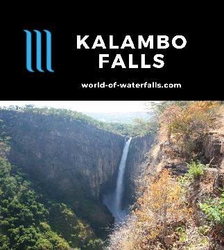 Kalambo Falls is a 221m waterfall shared between Zambia and Tanzania near Lake Tanganyika. We experienced it from a boat ride and hot hike to a cliff edge view.