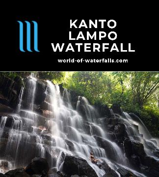 Kanto Lampo Waterfall is a wide, rippling waterfall making it pretty unusual considering most of Bali's waterfalls tended to be tall with narrow drops.