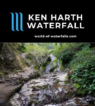 The Ken Harth Waterfall was basically a neighborhood waterfall within the Indian Valley Preserve easily accessed through the College of Marin in Novato.