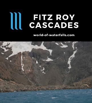 The Fitz Roy Cascades are what I'm calling these series of mountain cascades sprinkled beneath the imposing Fitz Roy Mountains. There are actually countless lacy mountain...