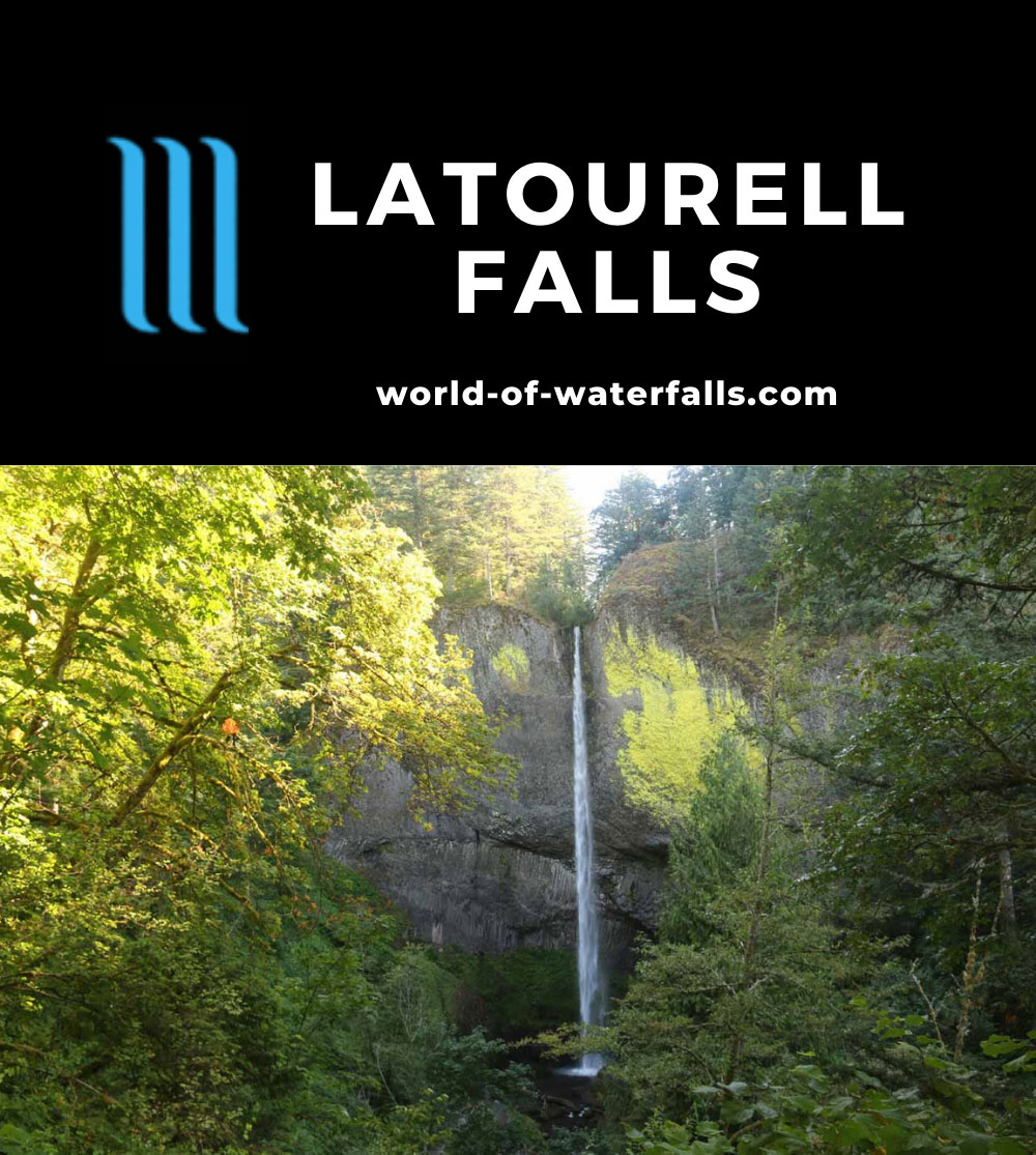 Latourell_Falls_17_059_08162017 - Latourell Falls in low late Summer flow