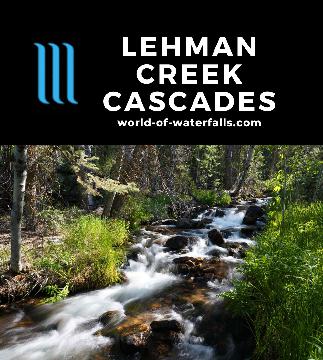 The Lehman Creek Cascades are really a series of small rapids and cascades on a rare perennial stream in the main part of Great Basin National Park...