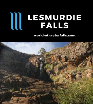 Lesmurdie Falls is probably the nearest waterfall to the city of Perth that we encountered in WA. It's seasonal with views back towards the city from its top.