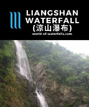 Liangshan Waterfall (涼山瀑布; Liangshan Falls) is 3 waterfalls on the Niujiaowan Stream with 20m, 5m, and 30m drops, respectively, reached on a muggy 4.6km hike.