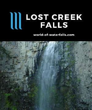 Lost Creek Falls (or Lost Falls) is a light-flowing 40ft waterfall sitting quietly in a shadowy forest right behind the Roosevelt Lodge in Yellowstone.