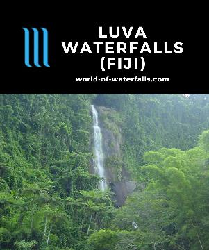 There are other Luva Waterfalls that you can see while touring the Luva Gorge in a Rivers Fiji excursion. Most of the falls photographed here were taken when we cruised the Navua River...