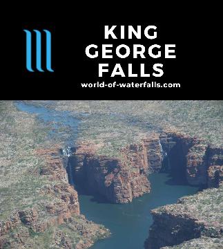 King George Falls was a very remote dual waterfall in the Kimberley Region that we happened to see as part of the larger Mitchell Falls Explorer day tour.