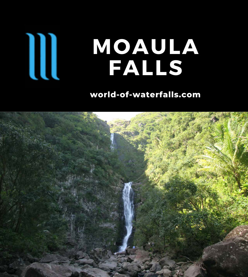 Moaula_Falls_078_01192007 - Moa'ula Falls with a taller hidden tier just above it