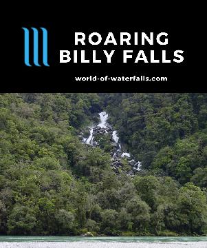Roaring Billy Falls is a fragmented waterfall reachable by a 30-minute return walk in Haast River Valley of Mt Aspiring National Park in Otago, New Zealand.