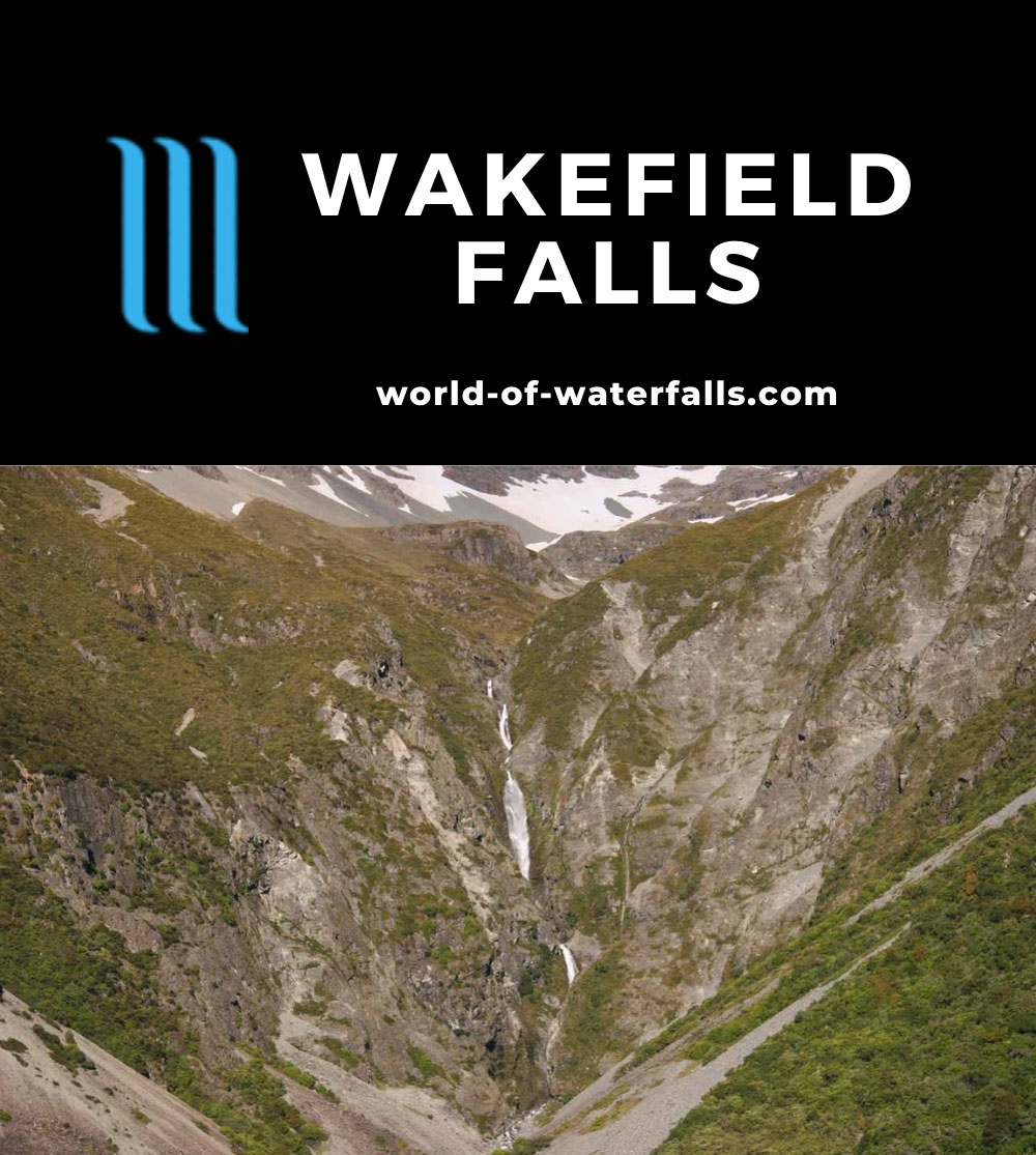 Wakefield Falls - Mt Cook's Most Prominent Named Waterfall