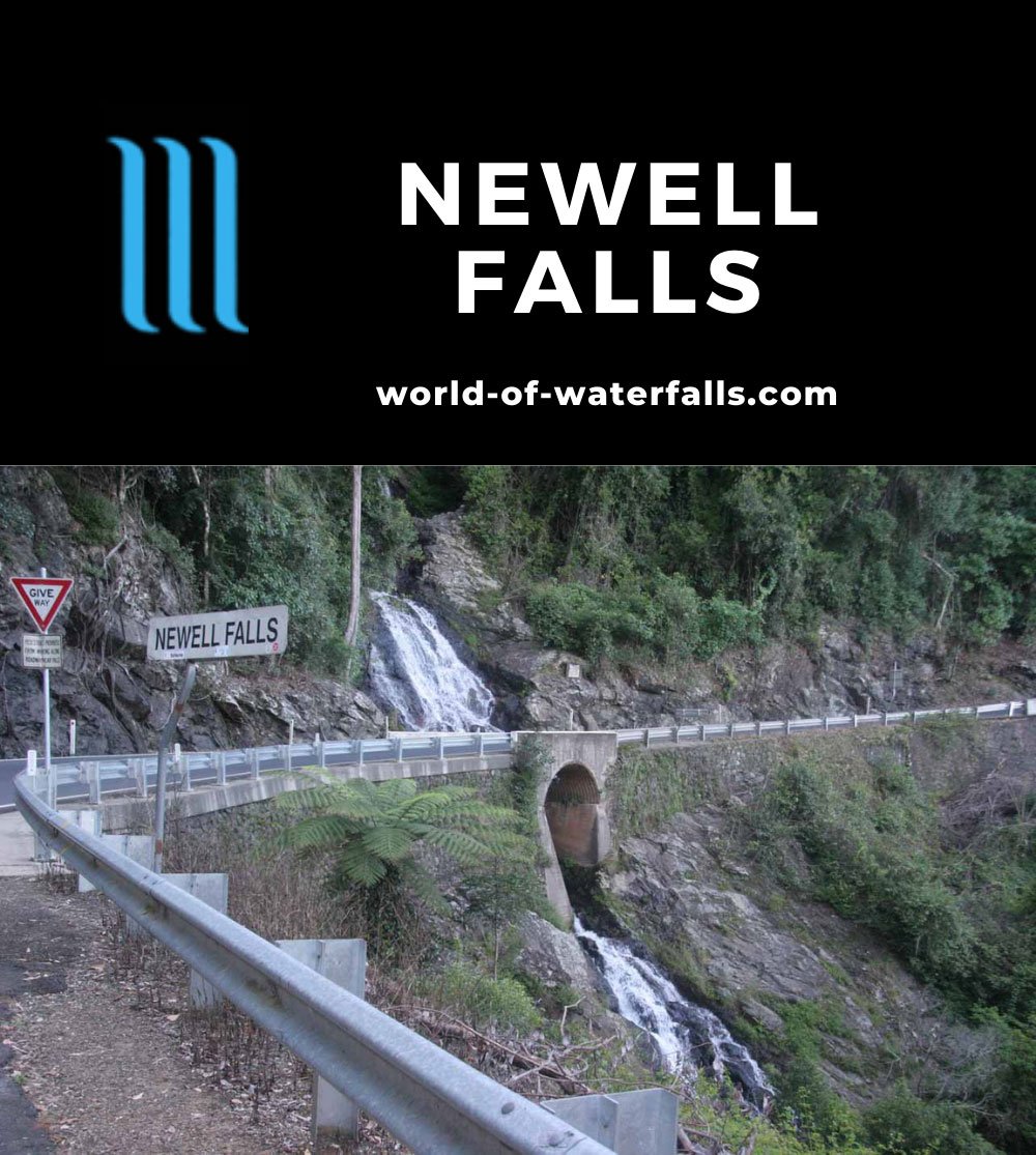 Newell Falls and Sherrard Falls on Waterfall Way by Dorrigo