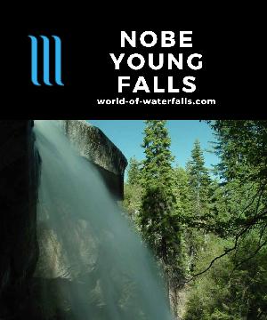 Nobe Young Falls is a 100ft waterfall that we could scramble behind. It was once the secret treasure of the Sequoia National Forest's Tule River District.