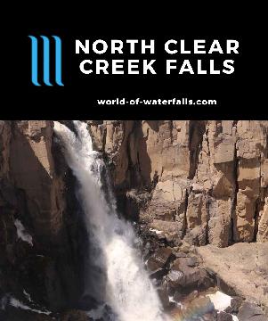 North Clear Creek Falls is an easy-to-visit 100ft waterfall within the head of Willow Canyon in the San Juan Mountains between Creede and Lake City, Colorado.