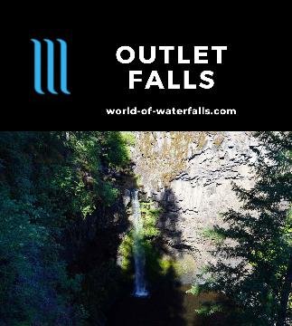 Outlet Falls was an obscure 120-150ft plunging waterfall deep in the steep Klickitat Canyon, where it seemed like someone wanted to keep this place secret.
