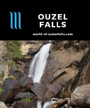 Ouzel Falls was the last of at least three waterfalls that I encountered on a nearly 6-mile hike in the Wild Basin section of Rocky Mountain National Park.