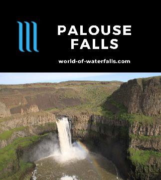 Palouse Falls is a 180ft year-round waterfall within the scarred and desolate scablands of southeastern Washington resulting from massive Ice Age Floods.