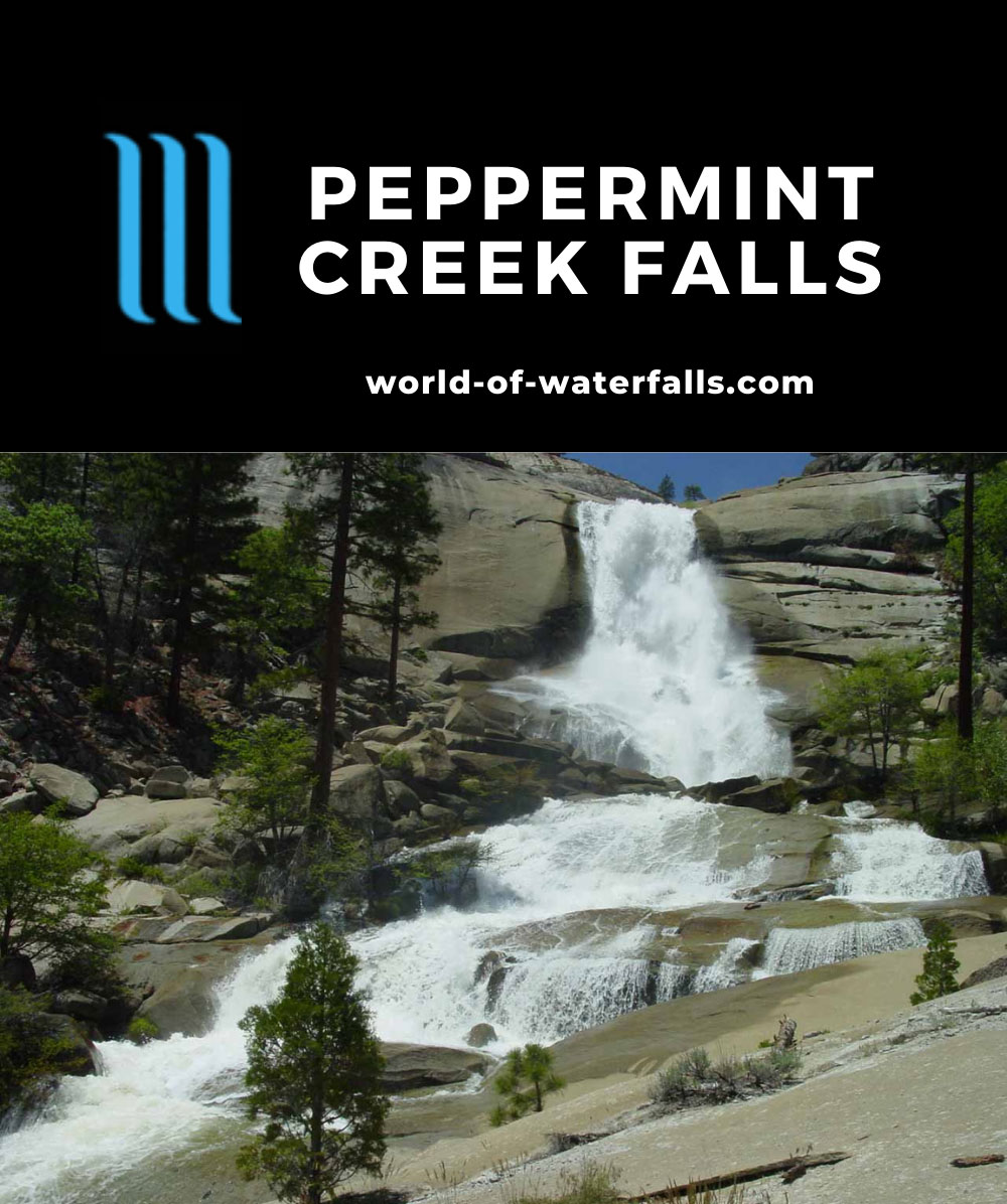Peppermint_Creek_Falls_008_05292005 - Direct look at Peppermint Creek Falls