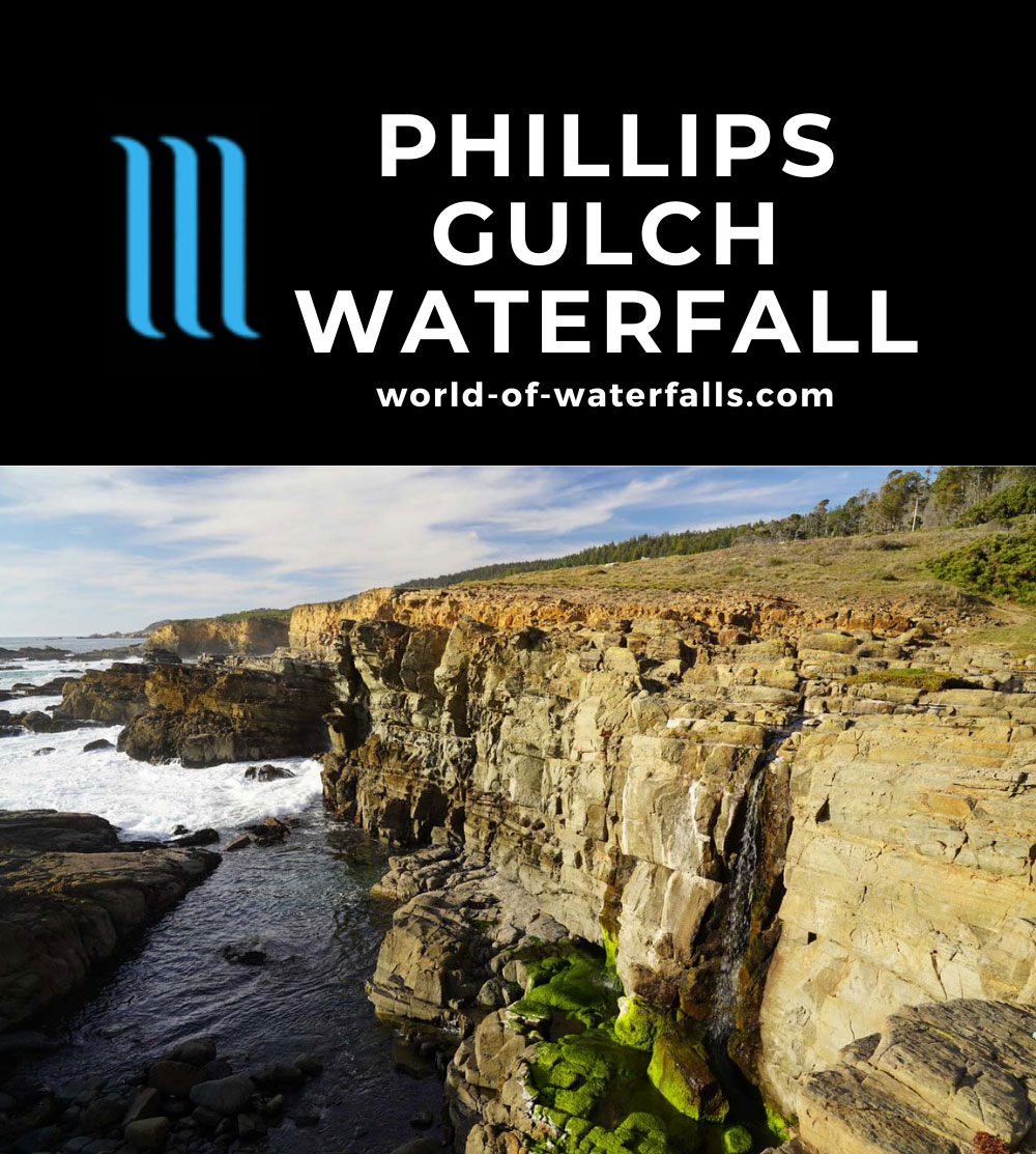 Phillips_Gulch_104_02252022 - The Phillips Gulch Waterfall in Salt Point State Park