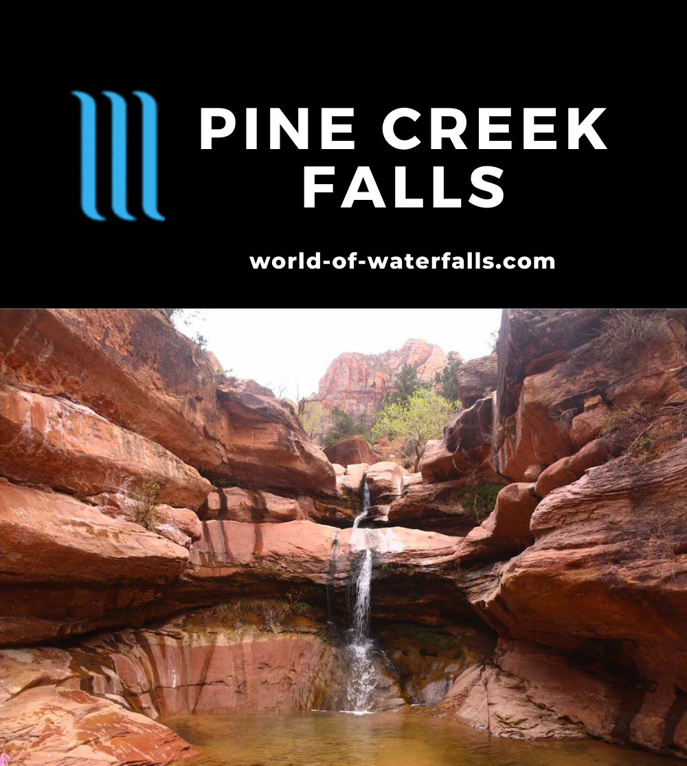 Pine Creek Falls - Hidden Waterfall in Zion National Park