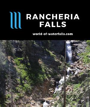 Rancheria Falls is a surprisingly popular 150ft waterfall reached by a 2-mile round-trip hike in the heart of the Sierra National Forest by Huntington Lake.