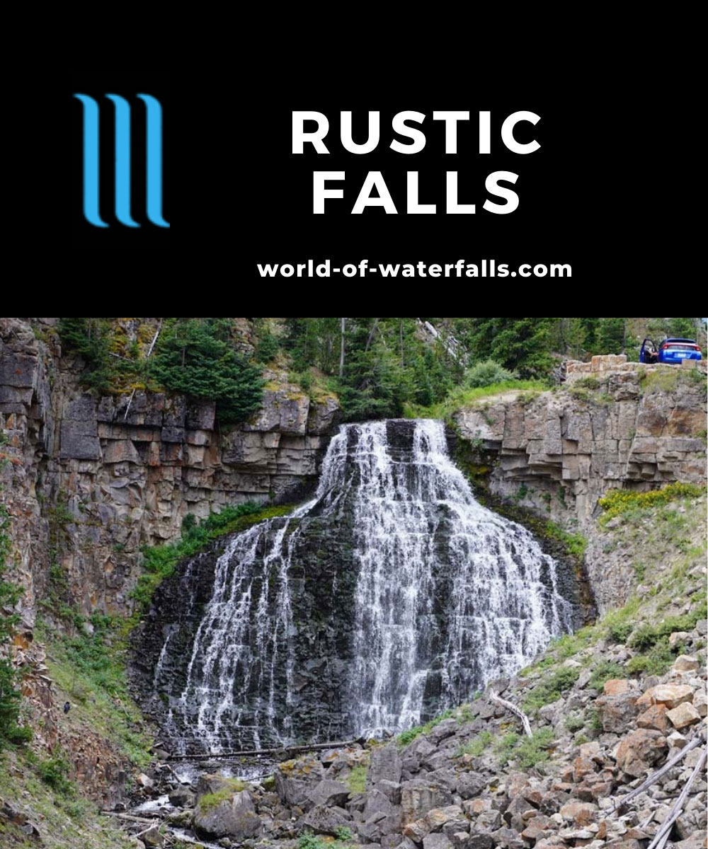 Rustic Falls - Rippling Waterfall near Mammoth Junction