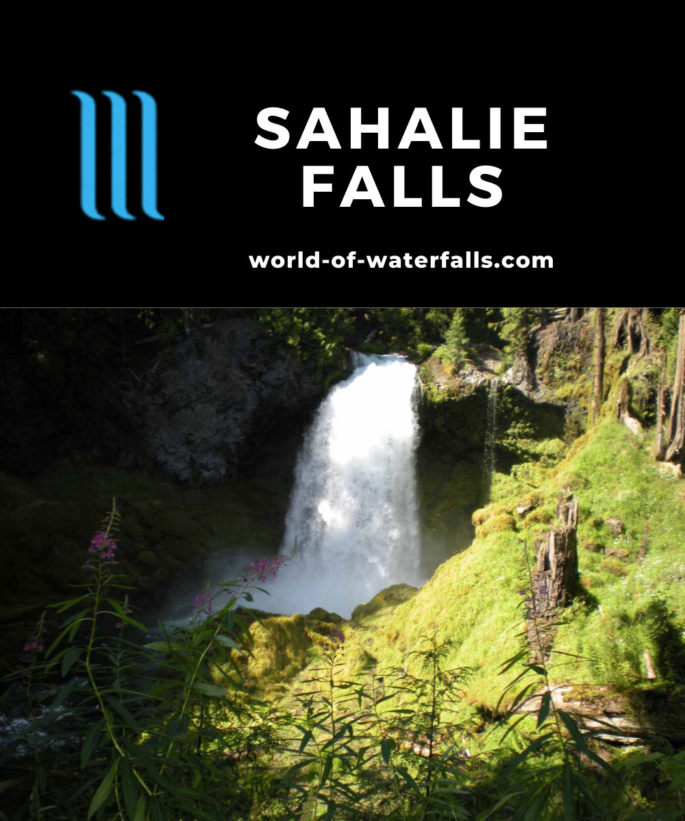 Sahalie Falls - A Gushing Waterfall on the McKenzie River