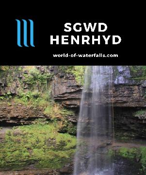 Sgwd Henrhyd is a 27m plunge waterfall said to be the tallest single-drop falls in South Wales' Brecon Beacons National Park, which appeared in a Batman movie.