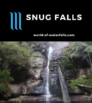 Snug Falls is a 25-30m waterfall on the Snug River within the tarns and lakes of the Snug Tiers near the city of Hobart. It is reached by a 3.1km return walk.
