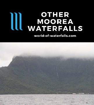 The Other Moorea Waterfalls besides the two main ones behind the town of Afareaitu are what I'm devoting this particular page for. For all intents and purposes, I've spotted the majority of these...