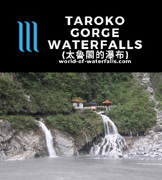 Taroko Gorge Waterfalls are my excuse to include the many unnamed and named waterfalls in this vertical marble gorge situated in Taiwan's east near Hualien.
