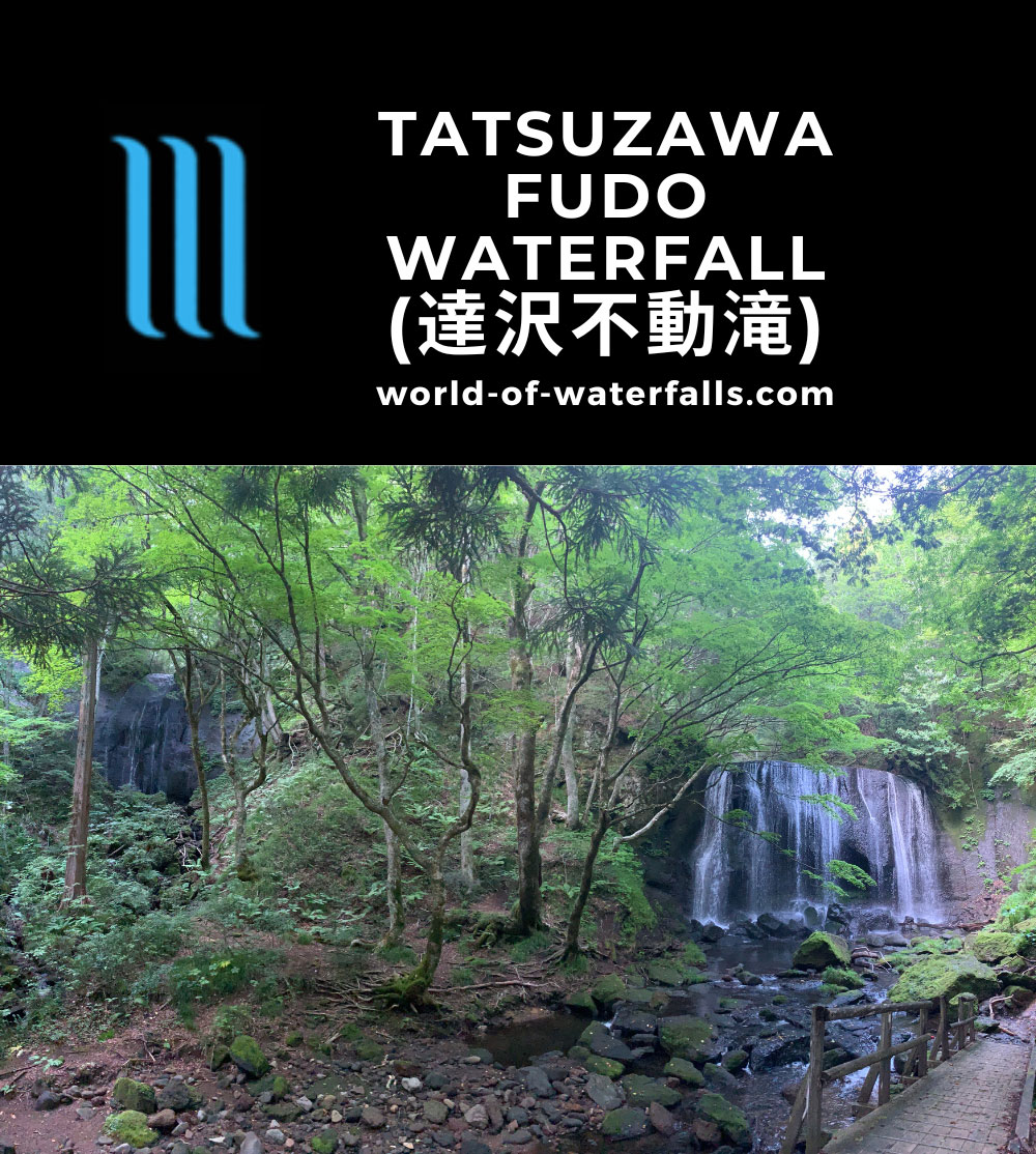 Tatsuzawa_Fudo_004_iPhone_07232023 - The full context of the male and female parts of the Tatsuzawa Fudo Waterfall in the Fukushima Prefecture