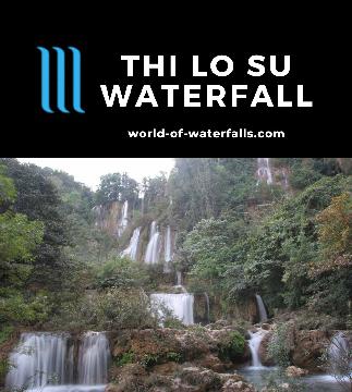The Thi Lo Su Waterfall is a 3-waterfall ensemble in the Umphang Wildlife Sanctuary dropping 200m, 300m, and 400m, respectively, making them Thailand's biggest.