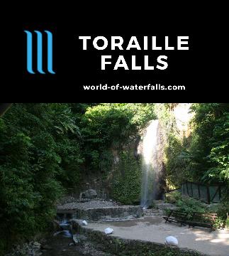 Toraille Falls is a 7-10m waterfall that we found to be one of the easier waterfalls to visit in St Lucia given that it's well signed with a roomy car park.
