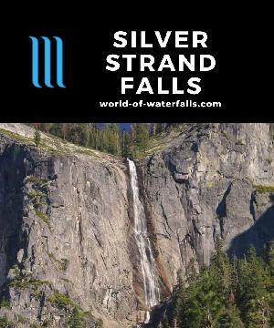 Silver Strand Falls is a reported 574ft waterfall that could be Yosemite's most overlooked waterfall due to its positioning at the Tunnel View Lookout.