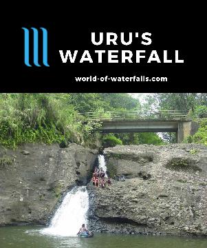 Uru's Waterfall is a roadside waterfall by the King's Road that locals like to use as a swimming hole. It tumbles over multiple tiers with pools at each drop.