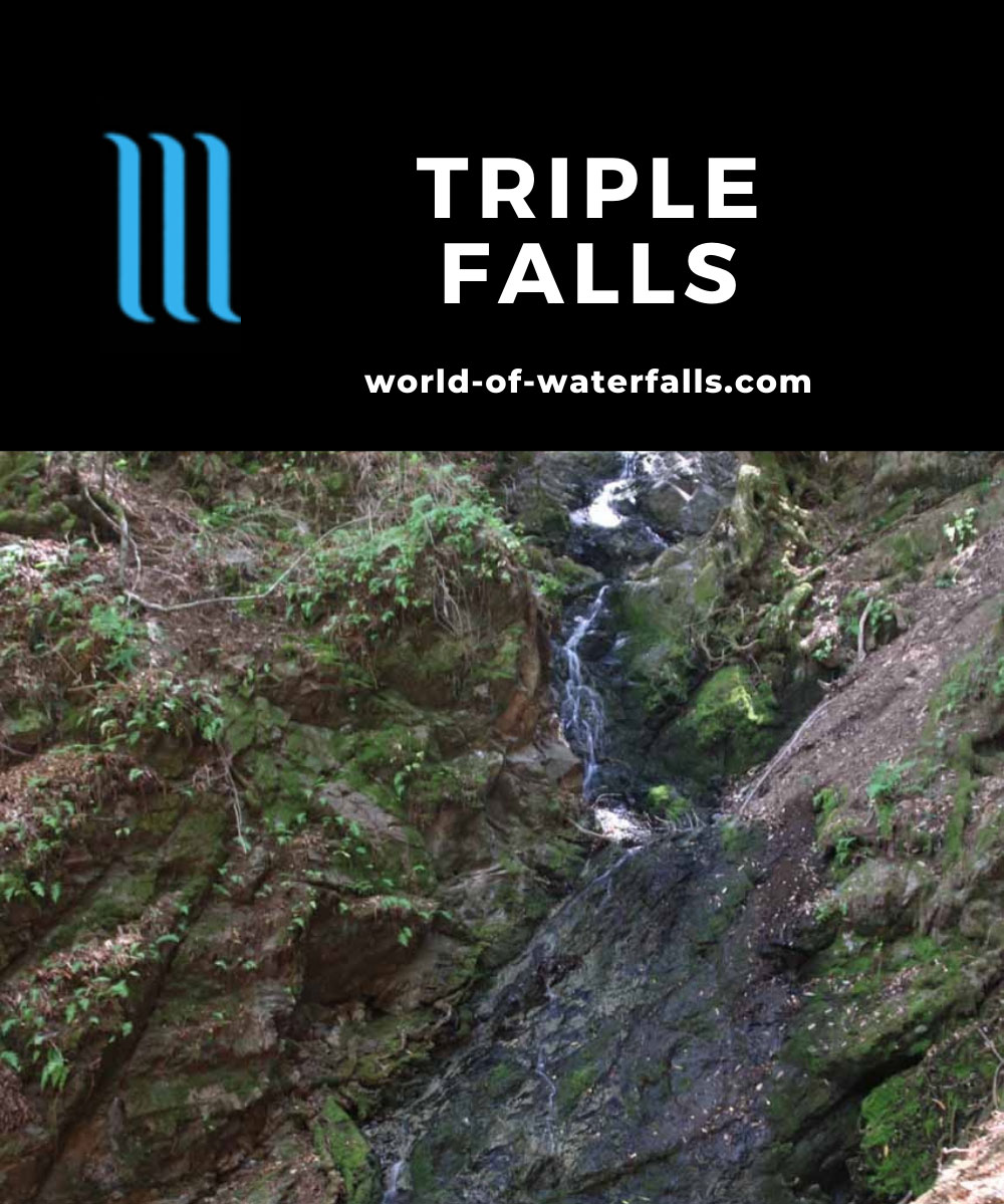 Uvas_Canyon_237_05192016 - Triple Falls - the lone wolf of the Uvas Canyon Waterfalls