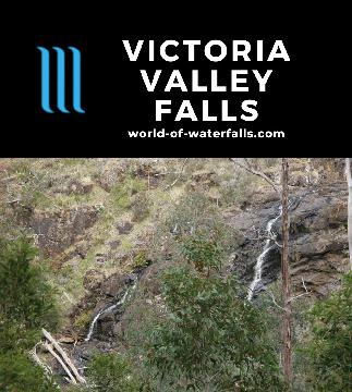 Victoria Valley Falls (or just Victoria Falls) was kind of an unfortunate follow up act to Nelson Falls as Julie and I were driving from Queenstown in the west towards Hobart out east...
