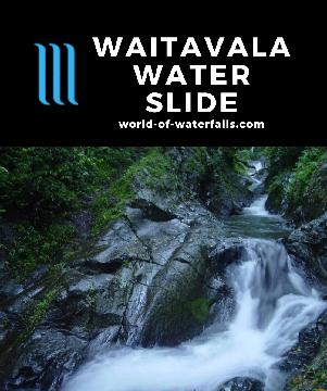 The Waitavala Water Slide is a very popular cascading series of small waterfalls in Taveuni Island used as water slides, also appearing in the Blue Lagoon.