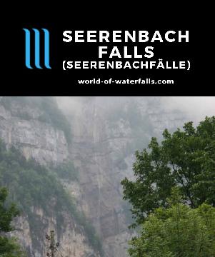 Seerenbach Falls is a 585m waterfall over 3 drops with a spring called Rinquelle joining its lowermost tier located by Lake Walensee where we earned our visit.