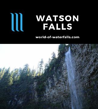 Watson Falls is a 272-293ft wispy free-falling waterfall on Watson Creek in the North Umpqua area of Southern Oregon reachable by a 1.2-mile uphill loop hike.