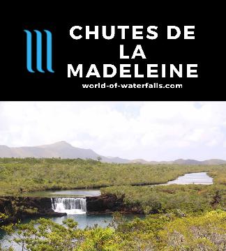Chute de la Madeleine (Madeleine Waterfall) is a 5m waterfall amongst red soil and low shrubs near Yate in the south of Grand Terre Island east of Noumea.